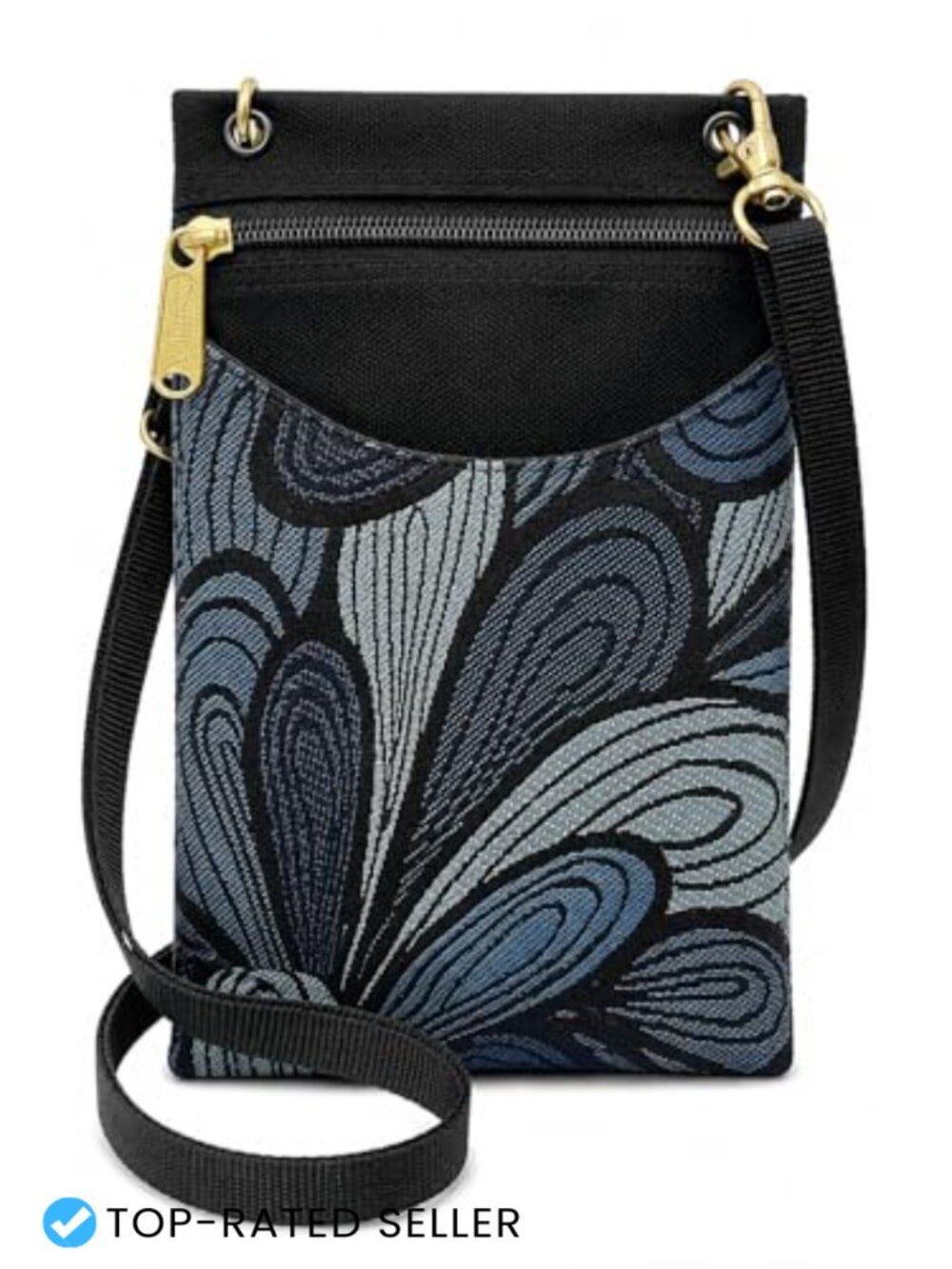Handmade Tapestry Crossbody Cell Phone Passport Purse Adjustable Strap USA